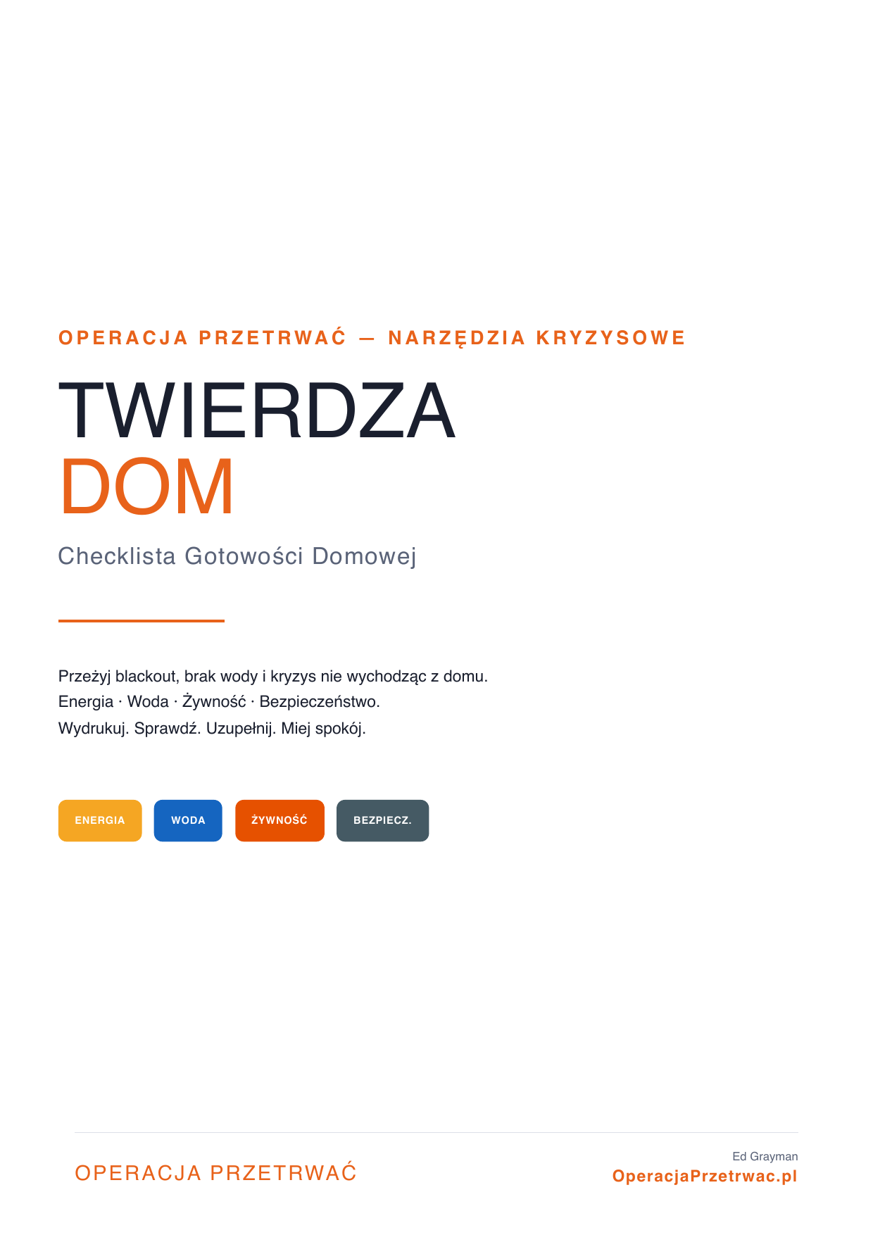 Okładka: Twierdza Dom