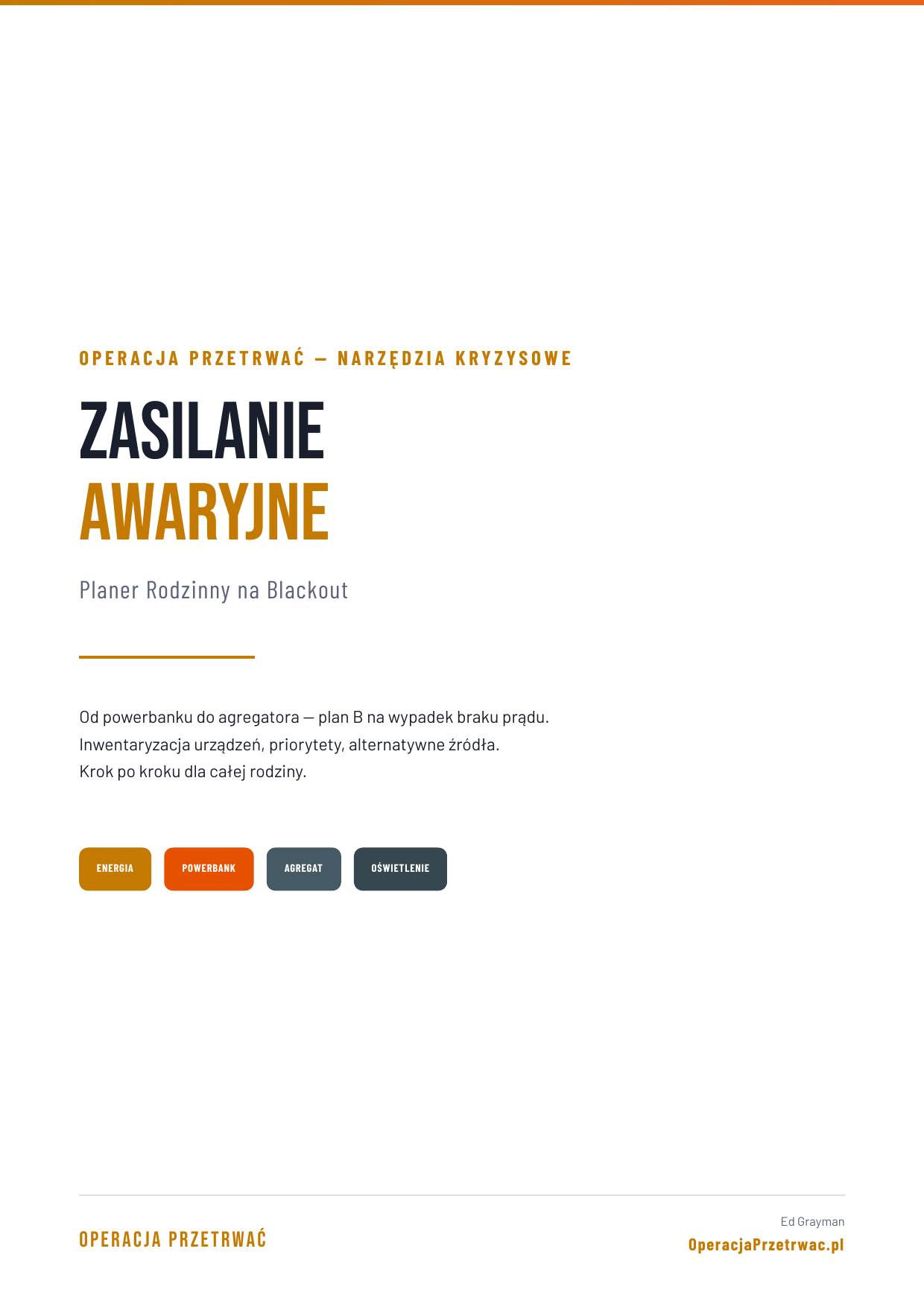 Okładka: Zasilanie Awaryjne