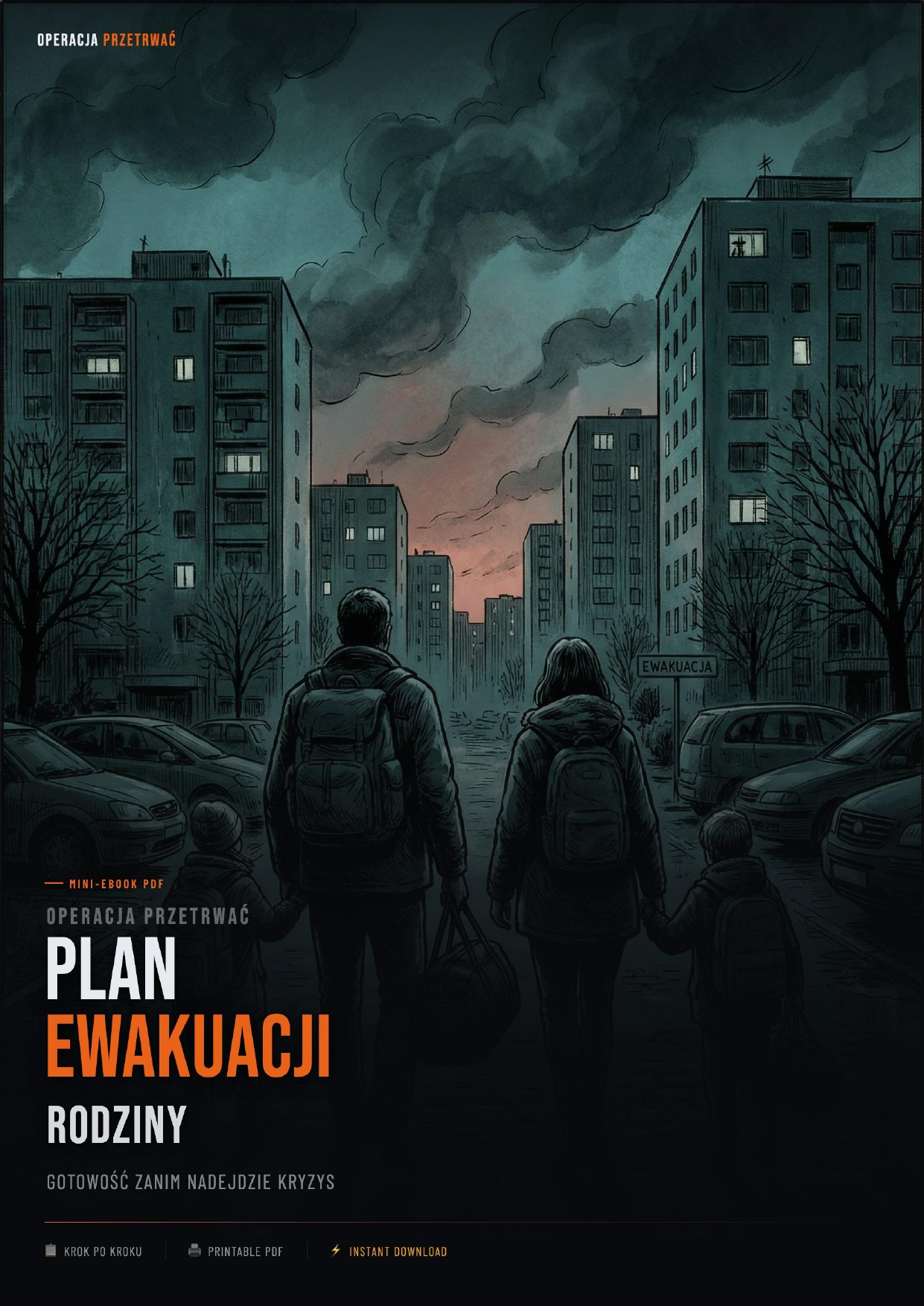 Okładka: Plan Ewakuacji Rodziny