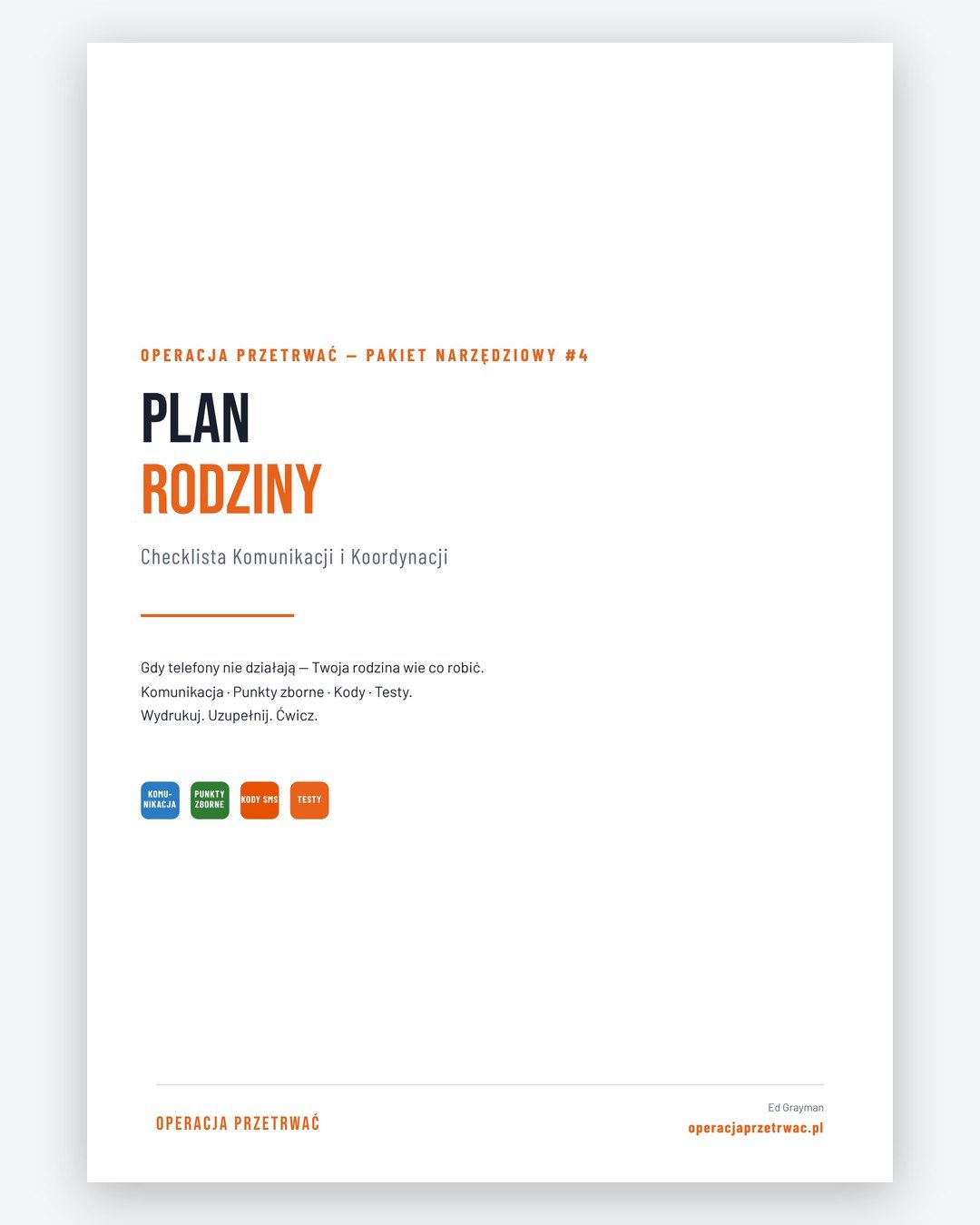 Plan Rodziny — strona 1