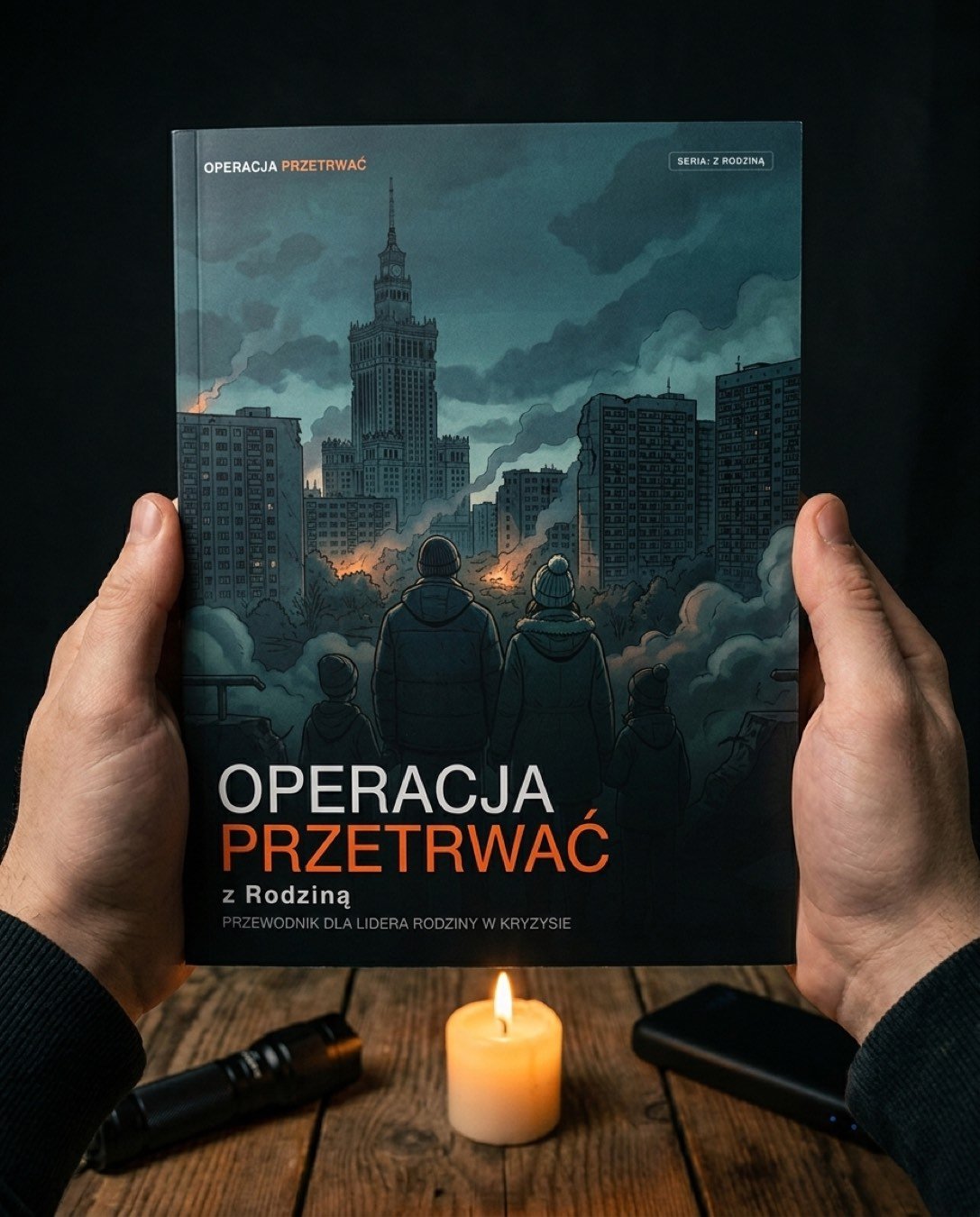 Operacja Przetrwać z Rodziną — zbliżenie okładki