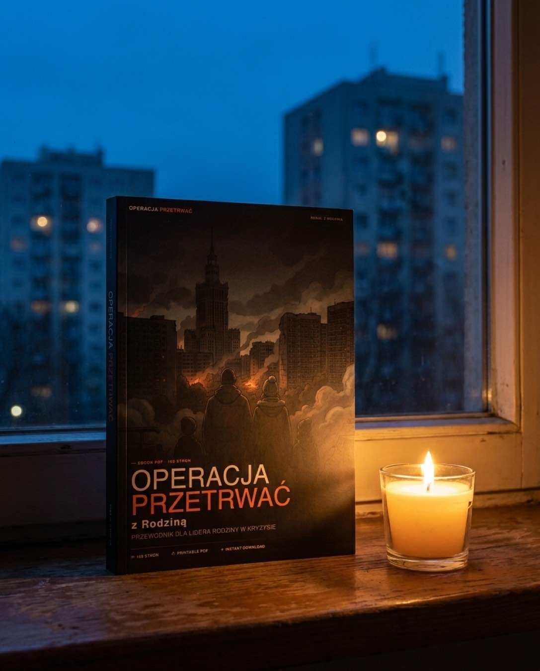 Operacja Przetrwać z Rodziną — książka w scenie