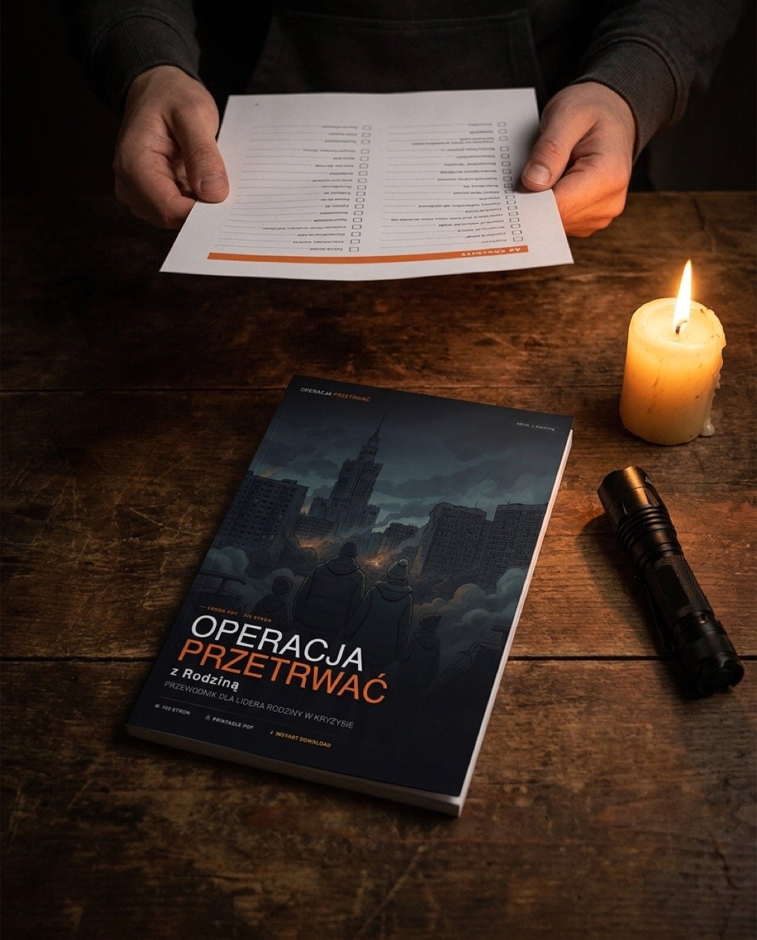 System Gotowości — checklista w dłoniach