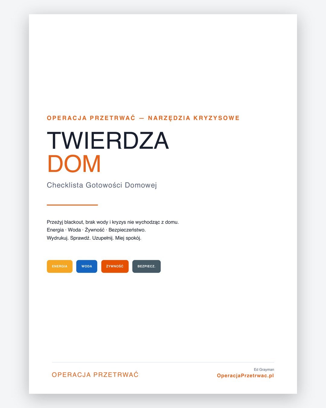 Twierdza Dom — strona 1