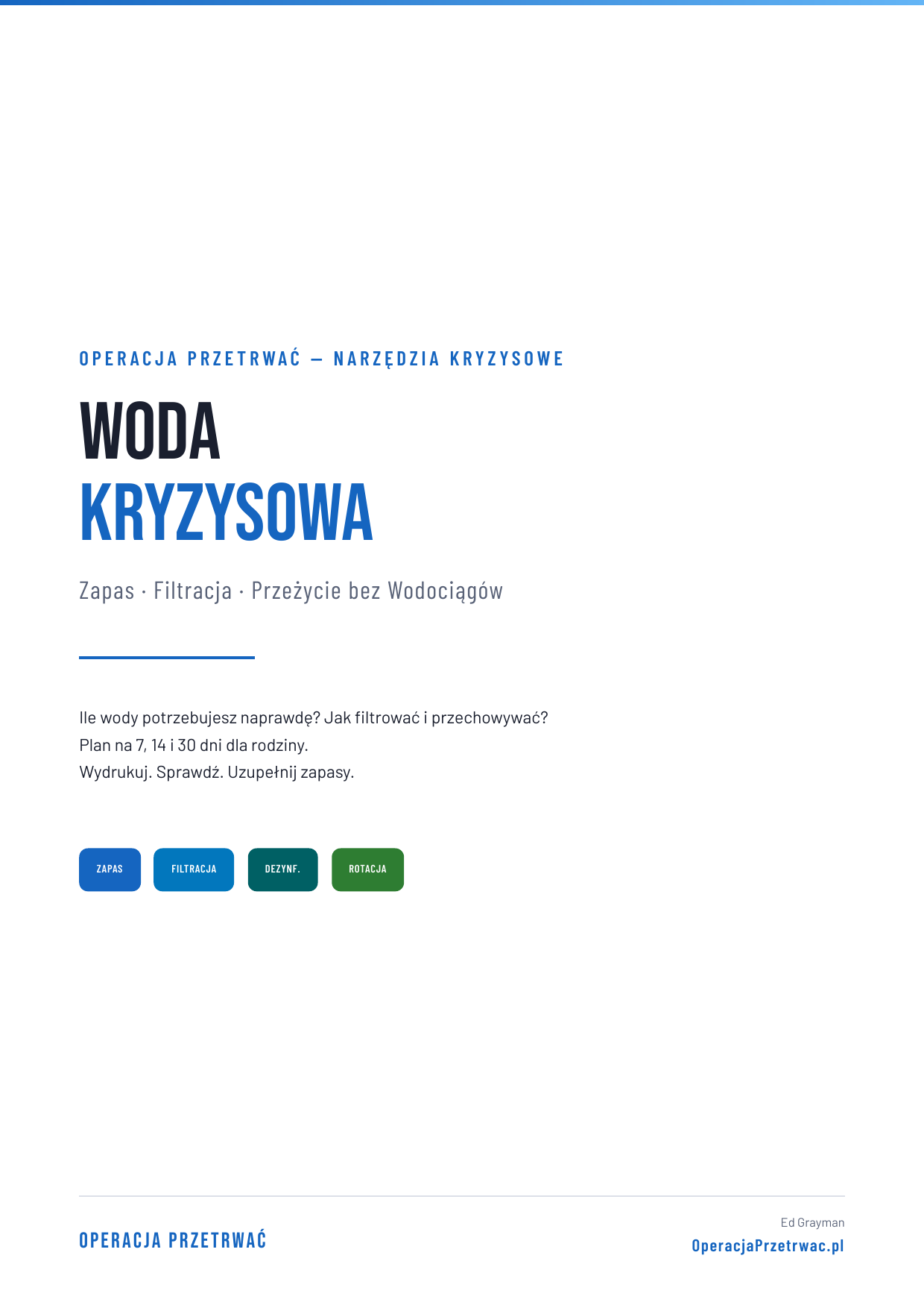 Woda Kryzysowa