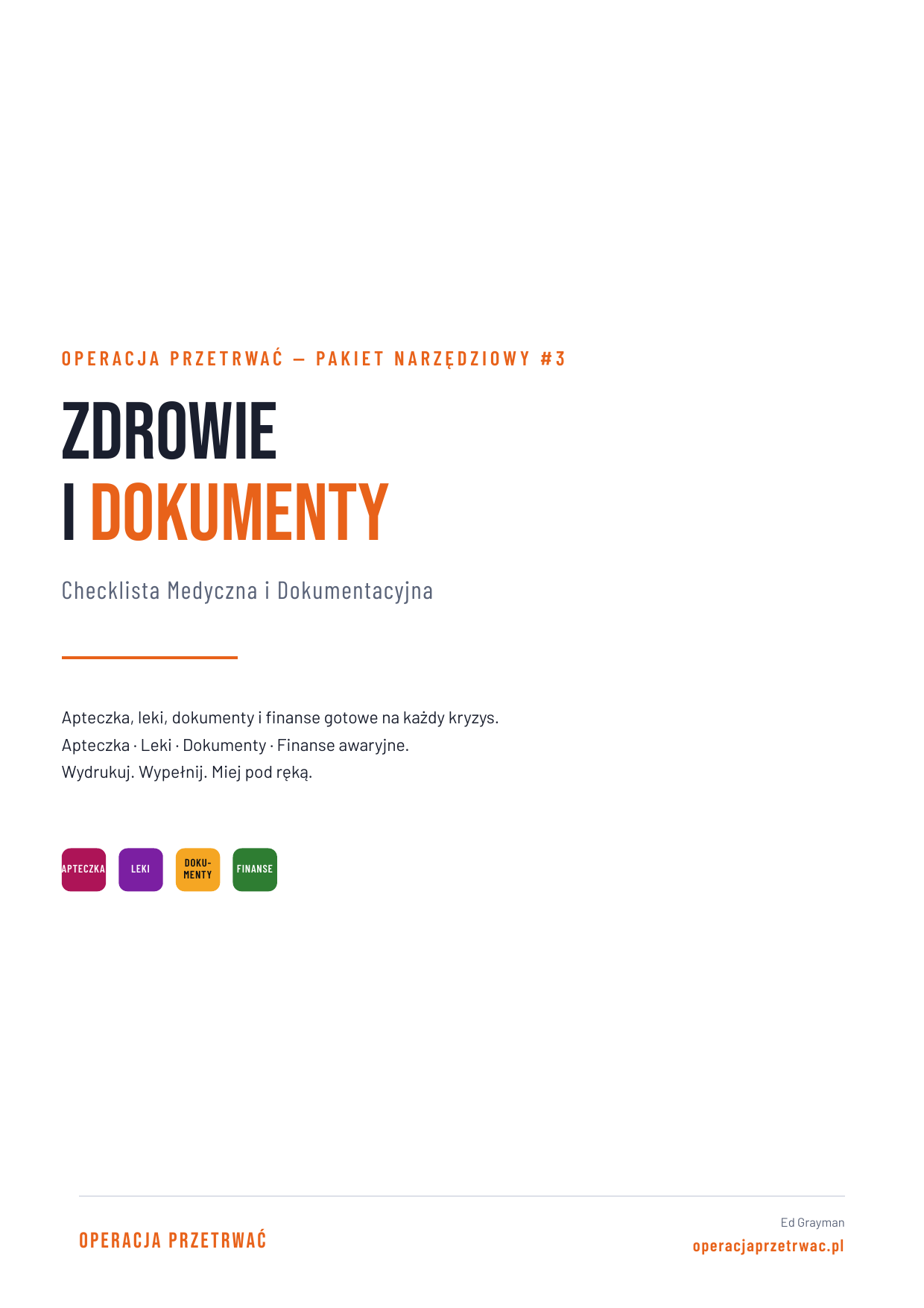 Zdrowie i Dokumenty — strona 1